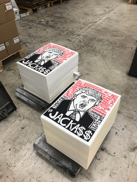 Donald Trump #JACKASS Poster